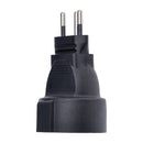 Italy Switzerland to EU Germany Plug Power Adapter 3-Pin Socket For Travel 10A