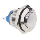 16mm 1NO High Head Metal Waterproof Momentary Push Button Switch AC 250V/3A