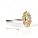 10 PCS 22mm Brass Wire Wheel Brush Fit Grinder Rotary Tools T-copper Wire Bru ly