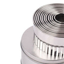 Stainless Steel Fluted Edge Round Cookie Biscuit Cutter Set 12 Pieces Gradu