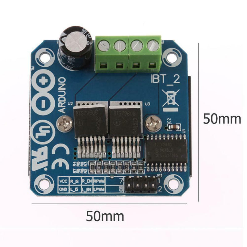 Double BTS7960 43A H-bridge Motor Driver High-power Module For Smart Car Ard A