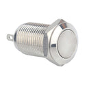10mm Round Metal Push Button Switch Latching Waterproof Flat Top 36V 2A