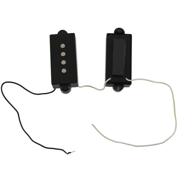 1set 4 String Noiseless Pickup Black for Precision P Bass Replacement