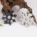 18-in-1 Stainless Steel Pocket Multi-Tool,Outdoor Camping Snowflake Screwdriver