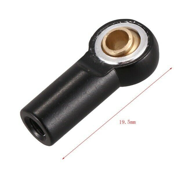 10Pcs Metal M3 Link Tie Rod End Ball Joint for 1/10 RC Car Crawler AXIAL SC S7X4