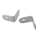 10 pieces Stainless Steel Round Corner angle iron shelves Two Holes 25 x 25 G9Y5