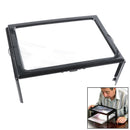 Lazy desktop led light plastic material reading A4 bracket magnifying glass BX