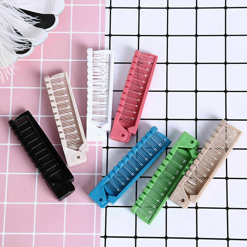 Portable Travel Hair Comb Brush Foldable Massage Hair Comb Anti-static Chair YK