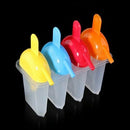 Set Frozen 4 Ice Pop Popsicle Lolly Maker Mould Mold Kitchen DIY Q7M2