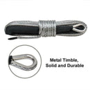 50'X1/4" Synthetic Winch Rope Cable 7000 LBs ATV SUV Recovery Replacement
