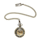 Mechanical Pocket Watch Steampunk Retro Luxury Pocket Watch Men'S And Women'M1F7