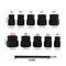 11Pcs Nut Bolt Removers Set 9-19Mm Locking Wheel Bolt Nut Stud Extractor Tw C4X6