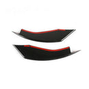 Carbon Fiber Front Fog Light Lamp Eyebrow Cover Trim for Ford Mustang 2018