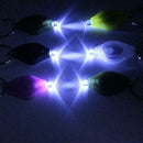 Mini Compact Keyring 2 Led Light Torch White Keychain Flashlight Portable L8X2