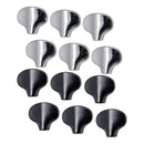 6pcs Tuning Peg Machine Heads Handles for Wooden Electric Folk Guitar Black