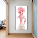 DIY Full Round Diamond Painting Dress Lady Handmade Picture Crafts (A1705)