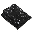 Scarf Simple Solid Women Scarf Chiffon Scarf Black I8M7