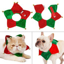 Christmas Cat Dog Bandana Bibs Scarf Collar Adjustable Pet Cute Heart Necke