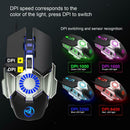USB Wired Gaming Mouse 7 Color Breath Light Ergonomic Programmable Mice
