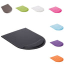 Anti-Slip Rubber Gaming Mouse Pad Computer Mice Pad with Wrist Support Black
