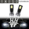 2PCS H1 200W 12000LM LED Car Fog Headlight Conversion Globes Bulbs Beam LD2004