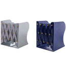 Simple Nature Style Blue Decorative Metal Iron Bookends Holder Stand Desk N