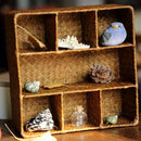 7 Plaids Storage Baskets Style Made From Sea Straw Sundries Home Storages H