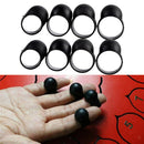 8 Pieces Tongue Drum Hand Pan Drum Black Tapping Finger Sleeves Finger Picks