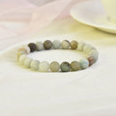 Boho Amazonite Beaded Bracelet Men Women Yoga Mala Beads Meditation Jewelry 8mm