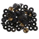 40x Metal Press Stud Snap Button Popper Fastener for Leather Clothes Repair