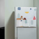 Waterproof Dust Proof Refrigerator Cover with 6 Pockets Storage Bag Holder