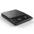 Smart Coffee Scale with Timer Waterproof Electronic Drip Coffee Scale 3KG/0. Hn
