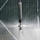 5-head Micro Irrigation System Fog Mist Cool Nozzle Garden Greenhouse Lawn EOJ
