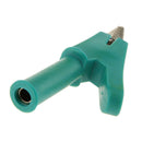 Plastic Handle Test Probe Metal Alligator Clips Green