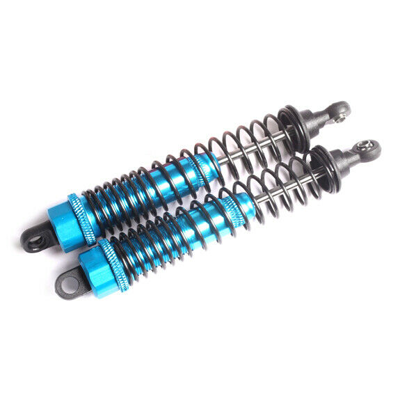 2x 108mm Adjustable Aluminum Shock Absorber for RC Truck Car Blue