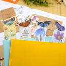 1Pc Butterfly Shape Mini Bookmark Stationery Reading Accessories 3C