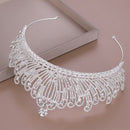 Wedding Crystal Crown And Tiara Bridal Hair Accessories Wedding Crown Head
