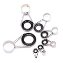 7Pcs Telescopic Fishing Rod Guides Top Ring Set Raft Repair Fishing Accessories
