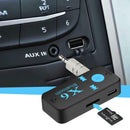 x6 Wireless Bluetooth ABS AUX Audio Stereo Music Home Car Receiver Adapter