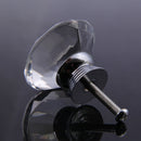 1X 40mm Diamond Shape Clear Crystal Glass Drawer Cabinet Pull Handle Knob
