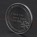 Commemorative coin lucky love word romance couple collection art gift souvenirME