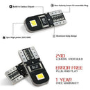 10 X 6000K Canbus 2825 T10 168 194 W5W Dome License Side Marker LED Light Bulb