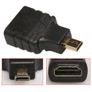 Mini HDMI Male to HDMI Female + Micro to HDMI Adapter Connector For HDTV