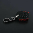 1 For SAAB 9-3 93 2003-2009 Black Leather Car Smart Case Cover Shell Accessories