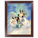 5D Diy Diamond Painting Cross Stitch Christmas snowman penguin Diamond Deco