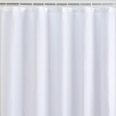 Simple Style Bathroom Partition White Shower Curtain Keyhole Rustproof Ring