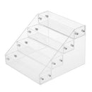 4 Layers Clear Bathroom Makeup Nail Polish Lash Mascara Rack Stand Holder Shelf