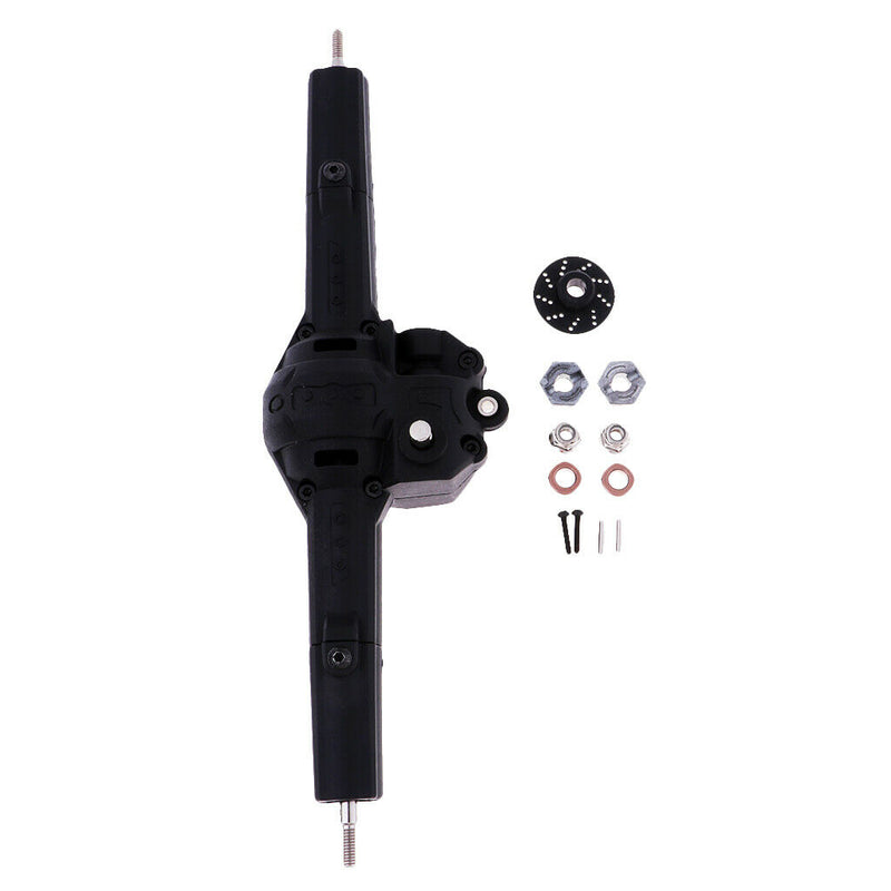 Metal Rear Axle w/ Housing & Gear Box for 1/10 HG P401/P402/P601 Crawler Car