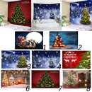 Christmas Tree Snowy Sky Wall Art Hanging Tapestry Dorm Bedspread Decor B