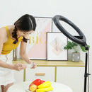 Selfie Ring Fill Light 10in Dimmable Camera Phone 26CM Ring Lamp With Tripod Gw